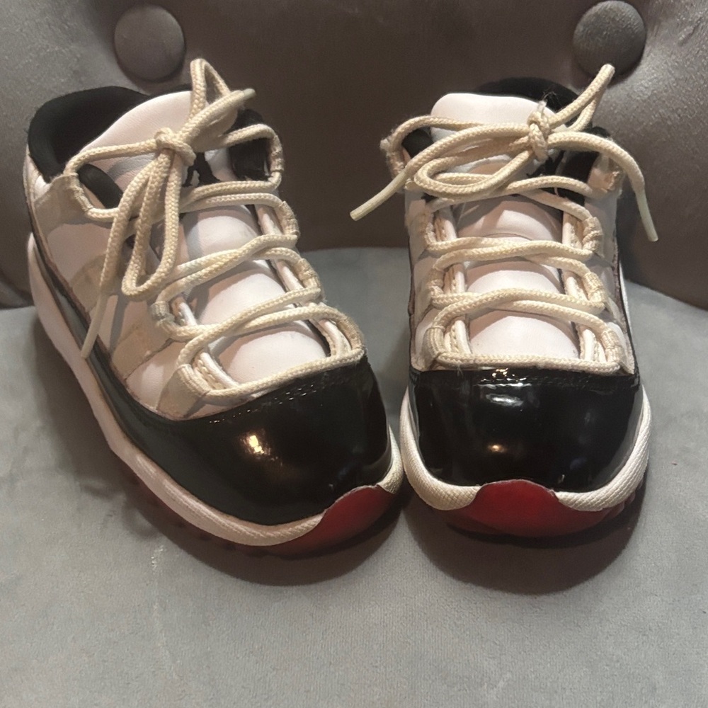 Jordan Kids Sneakers in Black, White, and Red